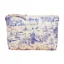 Joules Carrywell Zip Pouch - Blue Toile
