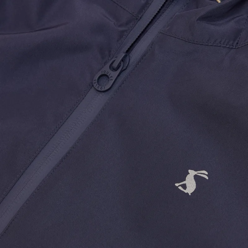 Joules Kids Rainwell Waterproof Packable Raincoat - Navy-2