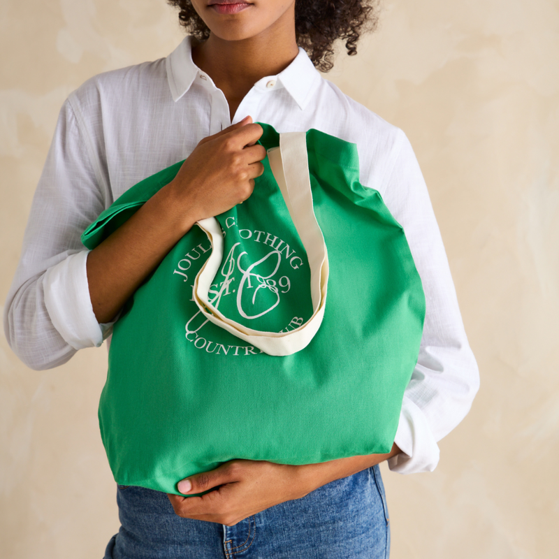 Joules Courtside Tote Bag - Green-4