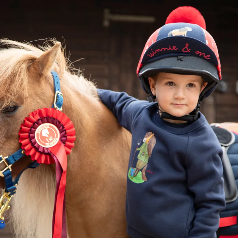 Shires Winne and Me Sweatshirt - Navy-2