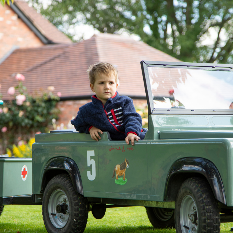 Shires Winnie and Me Fleece - Navy-10