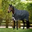 Horseware Rhino Wug 100g Light Turnout Rug - Black/Grey/White Check Grey