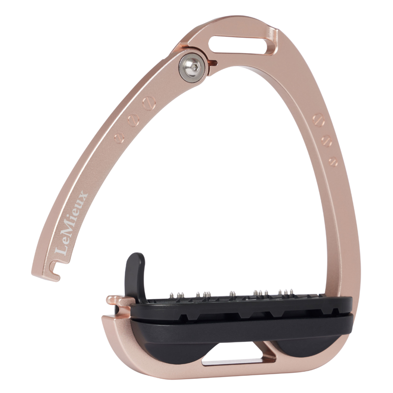 LeMieux Vector Balance Stirrup - Rose Gold-3
