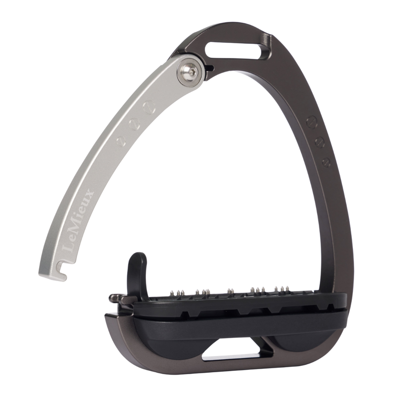 LeMieux Vector Balance Stirrup - Carbon/Silver-3