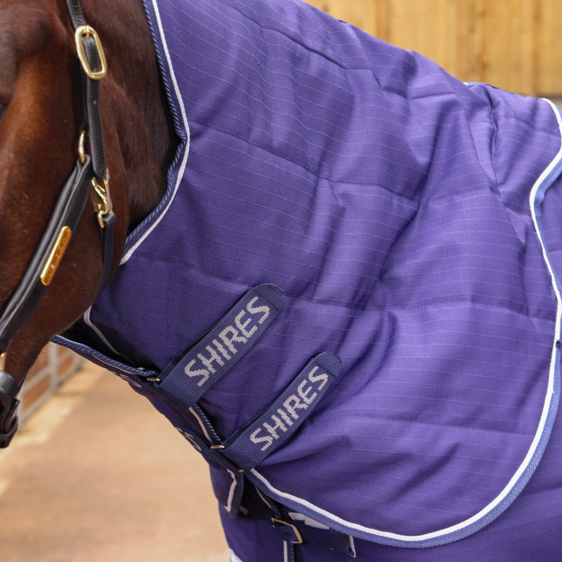 Shires Tempest Original 100 Stable Rug and Neck - Navy-1