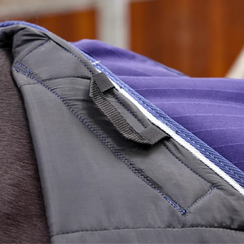 Shires Tempest Original 100 Stable Rug and Neck - Navy-4