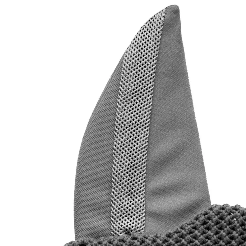 Schockemohle Air Silent Fly Veil - Grey Melange-1