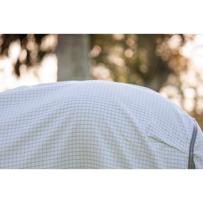 Horseware Amigo Summer Sheet Plus - Navy Check/Titanium Grey/Silver-7