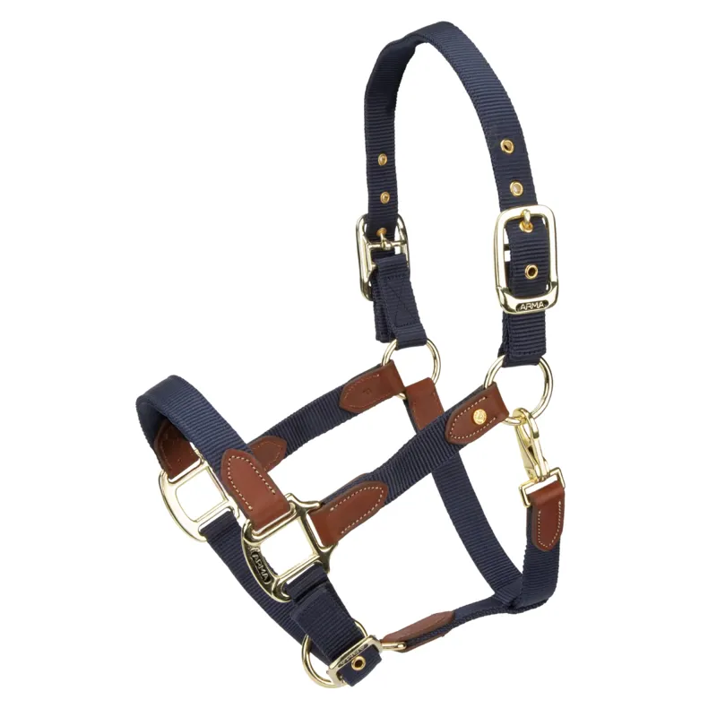 Shires ARMA Porto Headcollar - Navy