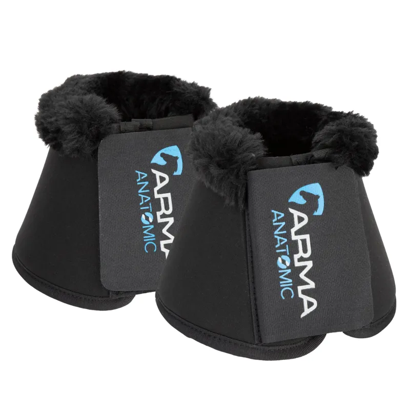 Shires ARMA SupaFleece Neoprene Overreach Boots - Black