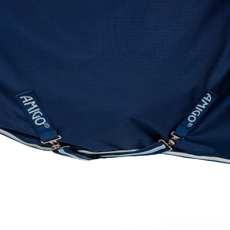 Horseware Amigo Ripstop 900D  Fleece Lined  Original 50g Turnout Rug - Witney Navy-2