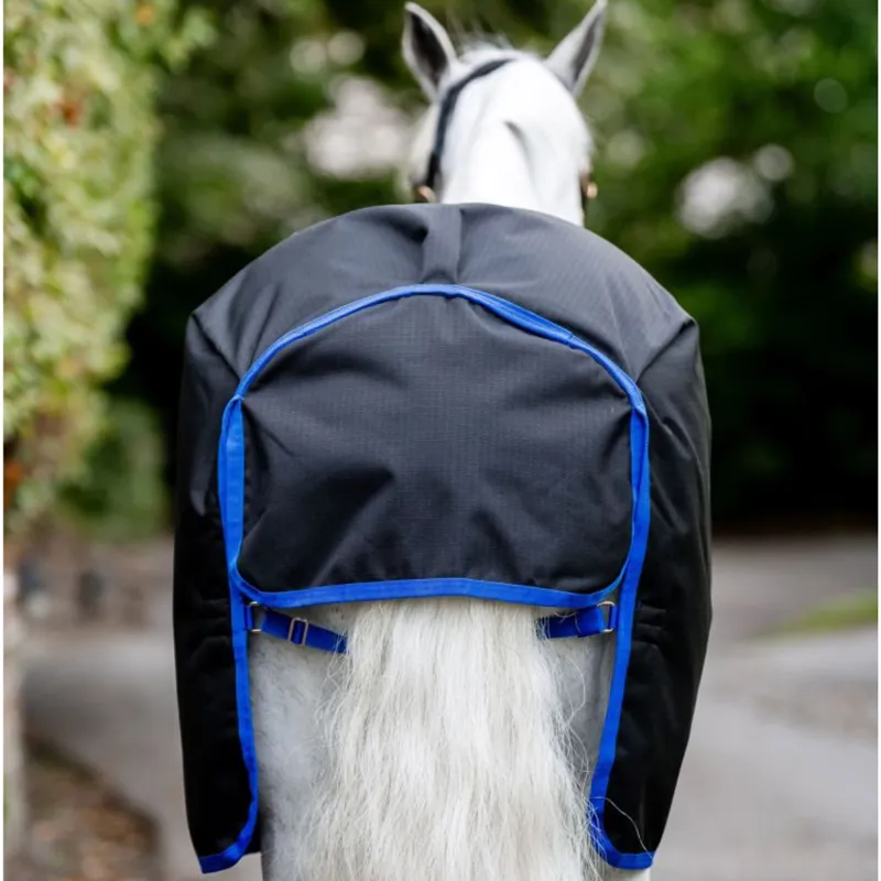 Horseware Amigo Ripstop 900D Light 50g Pony Turnout Rug - Black/Classic Blue-3