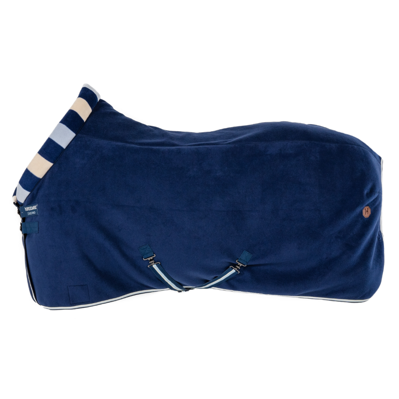 Horseware Newmarket Cosy Fleece Cooler - Witney Navy-1