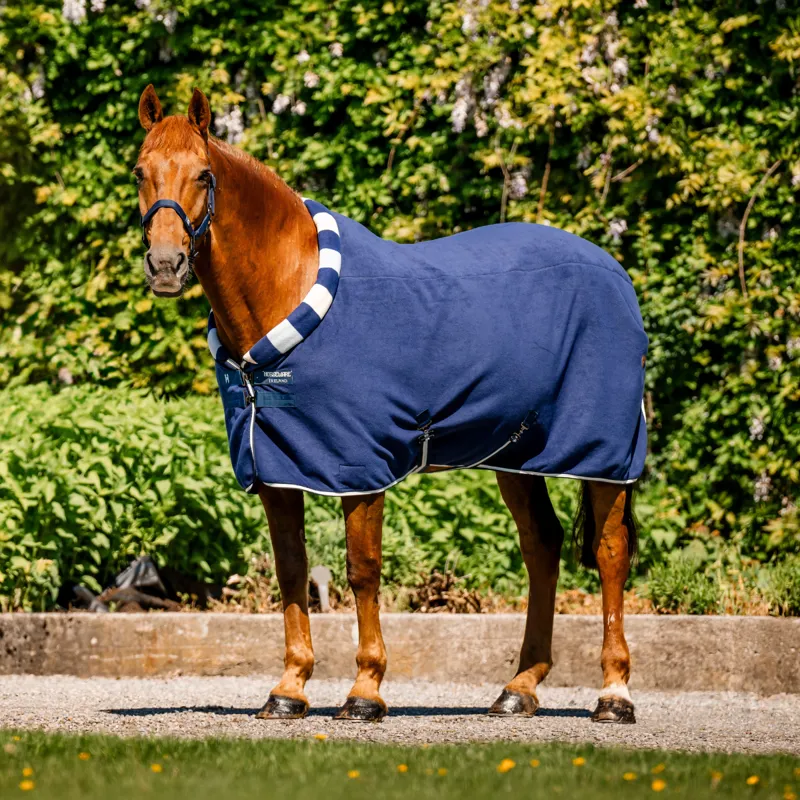 Horseware Newmarket Cosy Fleece Cooler - Witney Navy