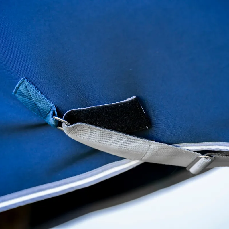 Horseware Amigo Jersey Cooler - Navy/Titanium Grey/Silver-5