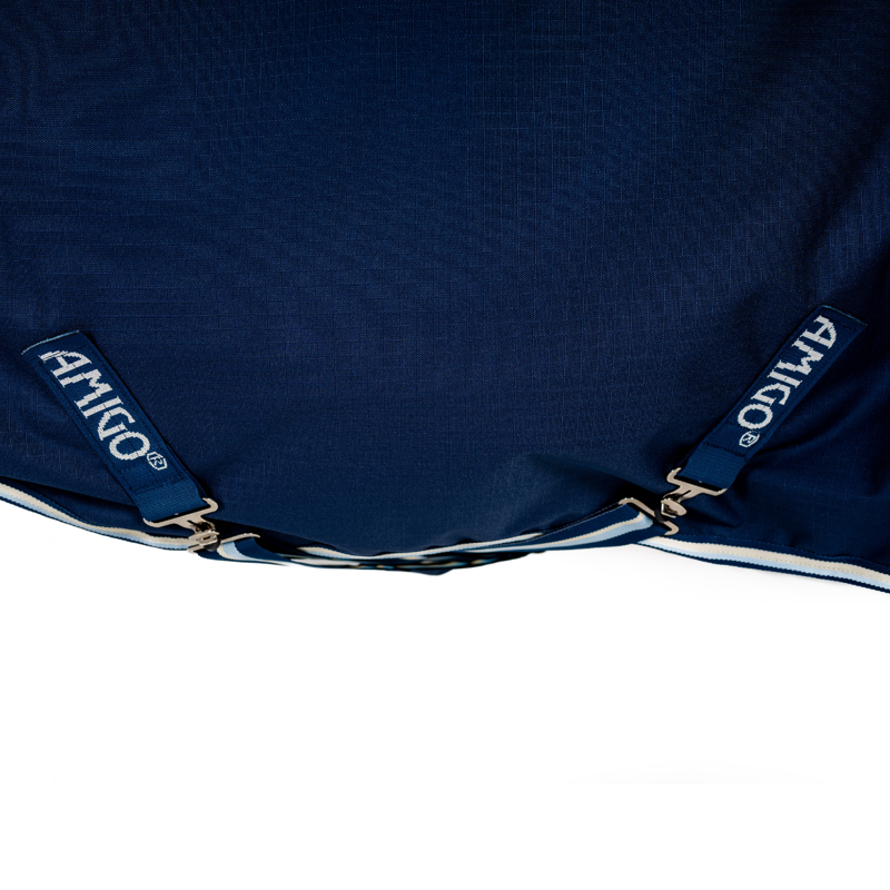 Horseware Amigo Ripstop 900D Plus 0g Light Turnout Rug - Witney Navy-2