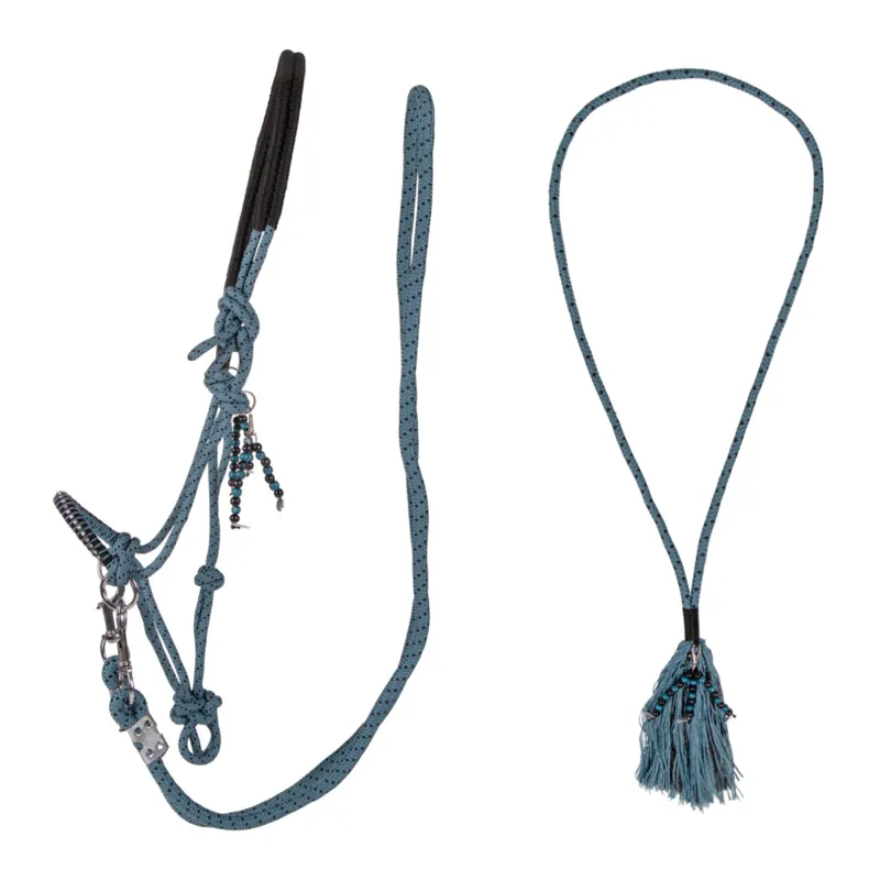 QHP Rope Halter Combi Liberty - Petrol