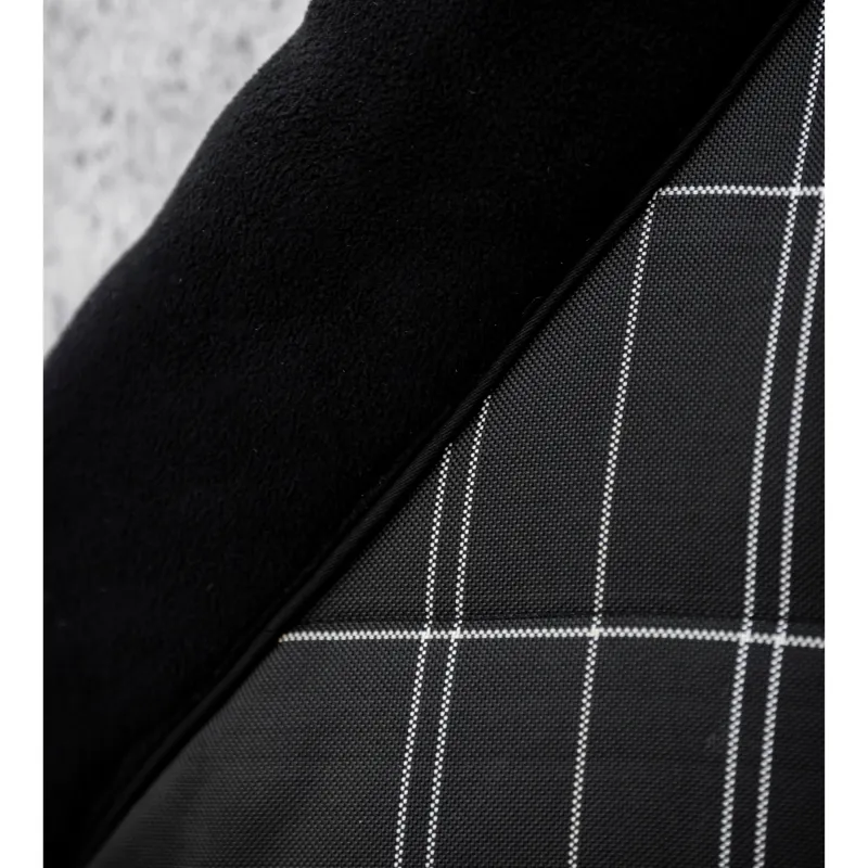 Horseware Rhino 250g Vari-Layer Stable Rug - Black/Grey/White Check Grey-4