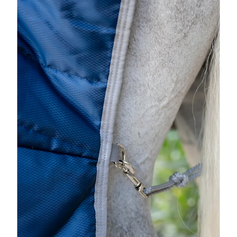 Horseware Amigo Diamond 100g Insulator Stable Rug -  Navy/Titanium Grey-3