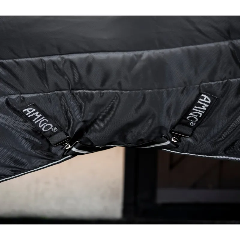 Horseware Amigo Diamond 100g Insulator - Black/Black/Silver-2