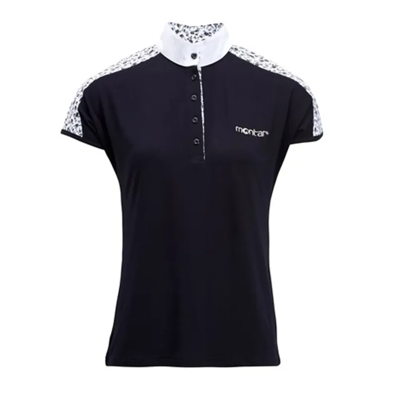 Montar Sara Flower Competition Shirt -Black
