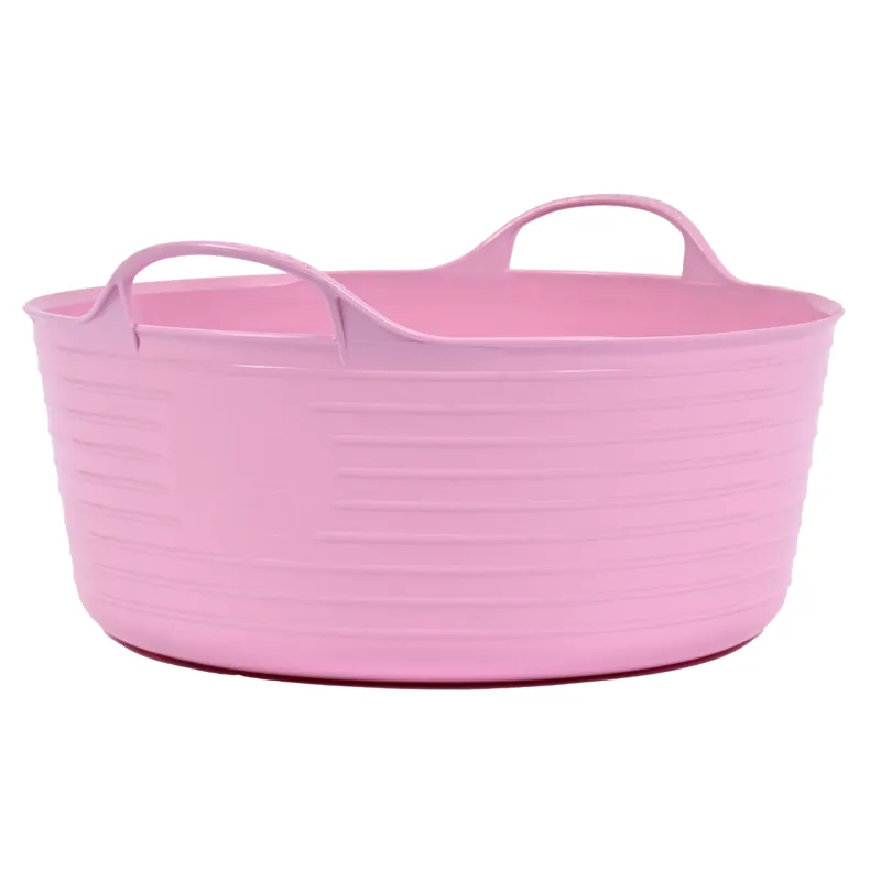 Red Gorilla Flexible Small Shallow 15L Bucket - Soft Pink - Limited Edition