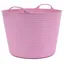 Red Gorilla Flexible Large 38L Bucket - Soft Pink - Limited Edition