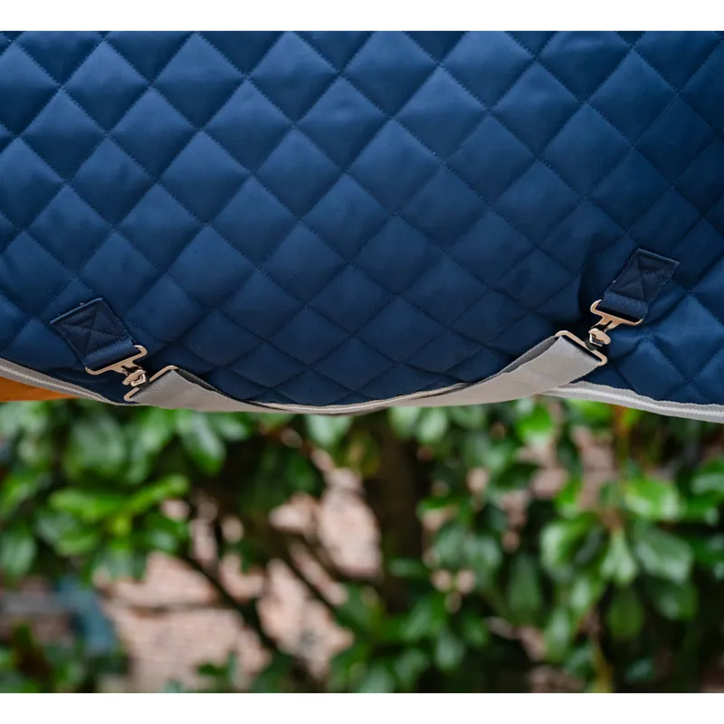 Horseware Amigo Quilted 200g plus Stable Rug - Navy/Titanium Grey Silver-2