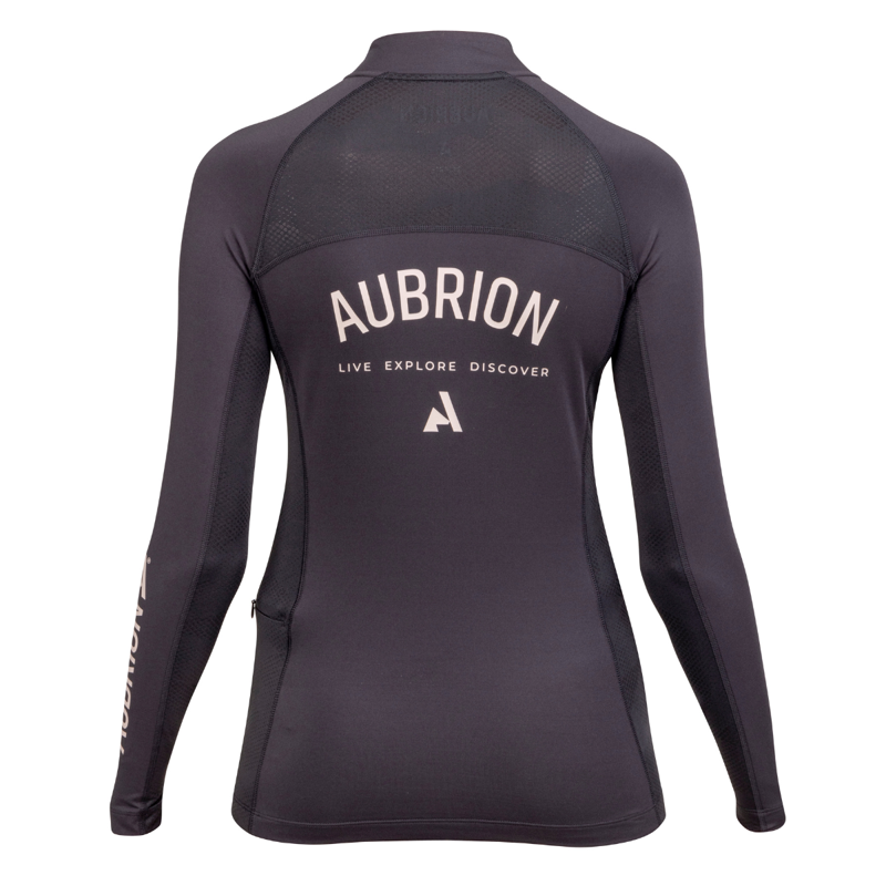 Aubrion Ladies React Long Sleeve Base Layer - Shadow-1