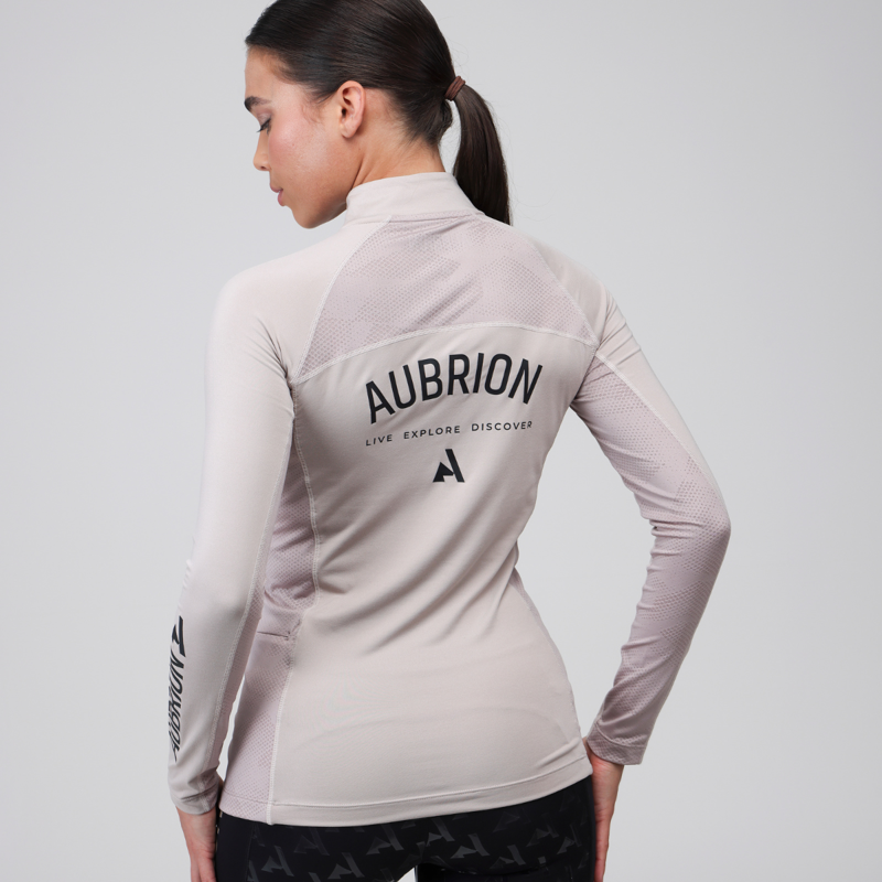 Aubrion Ladies React Long Sleeve Base Layer - Sand-4