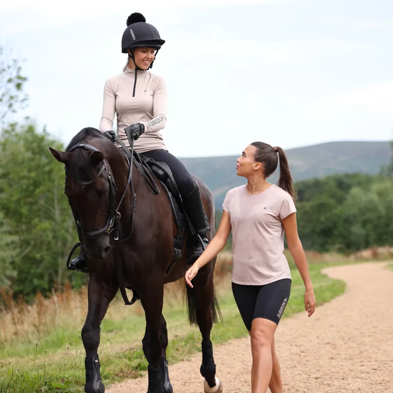 Aubrion Ladies React Long Sleeve Base Layer - Sand-9