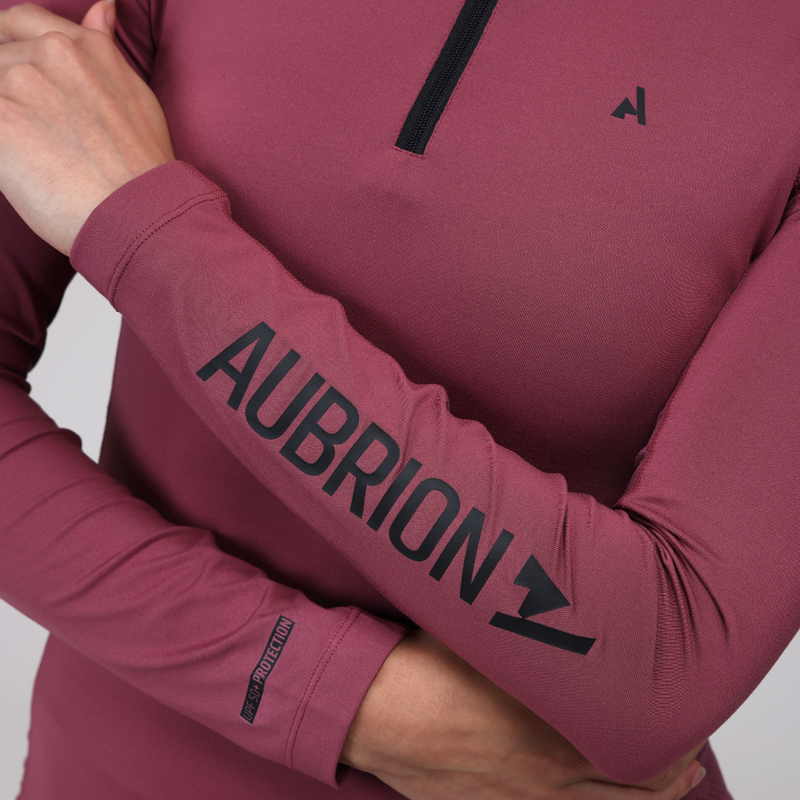 Aubrion Ladies React Long Sleeve Base Layer - Mauve-10