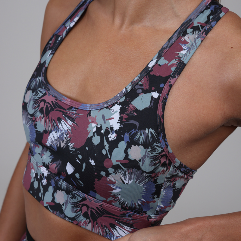 Shires Aubrion React Power Sports Bra - Abstract-9