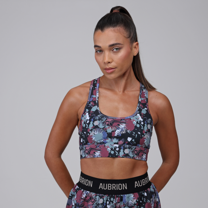 Shires Aubrion React Power Sports Bra - Abstract-6
