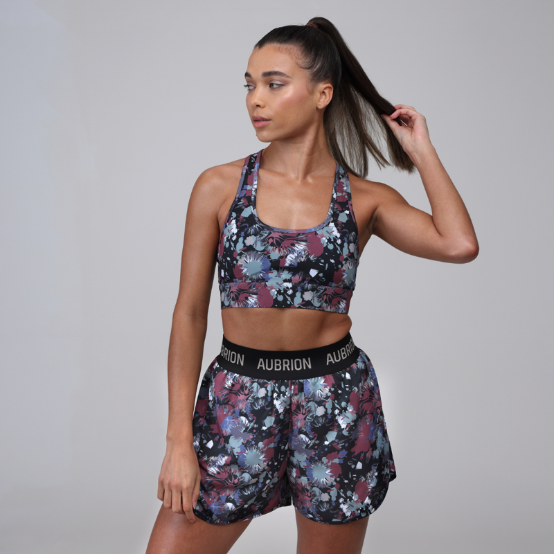 Shires Aubrion React Power Sports Bra - Abstract-4