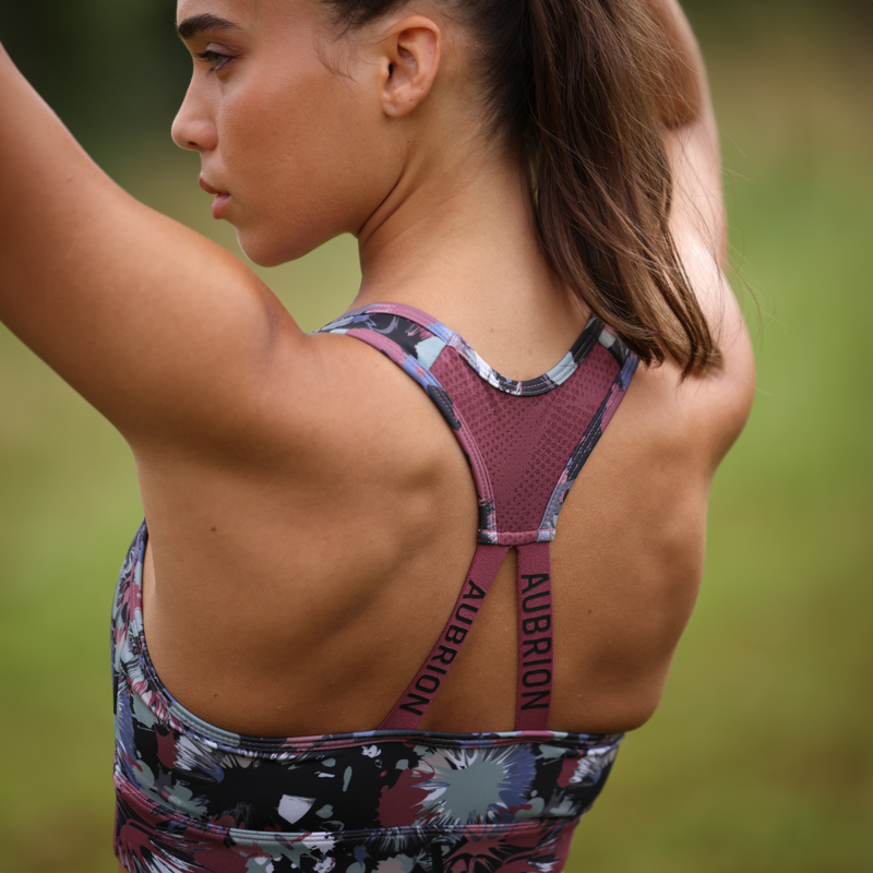 Shires Aubrion React Power Sports Bra - Abstract-2