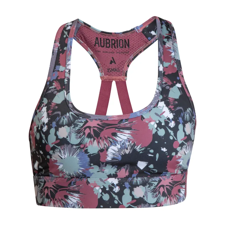 Shires Aubrion React Power Sports Bra - Abstract