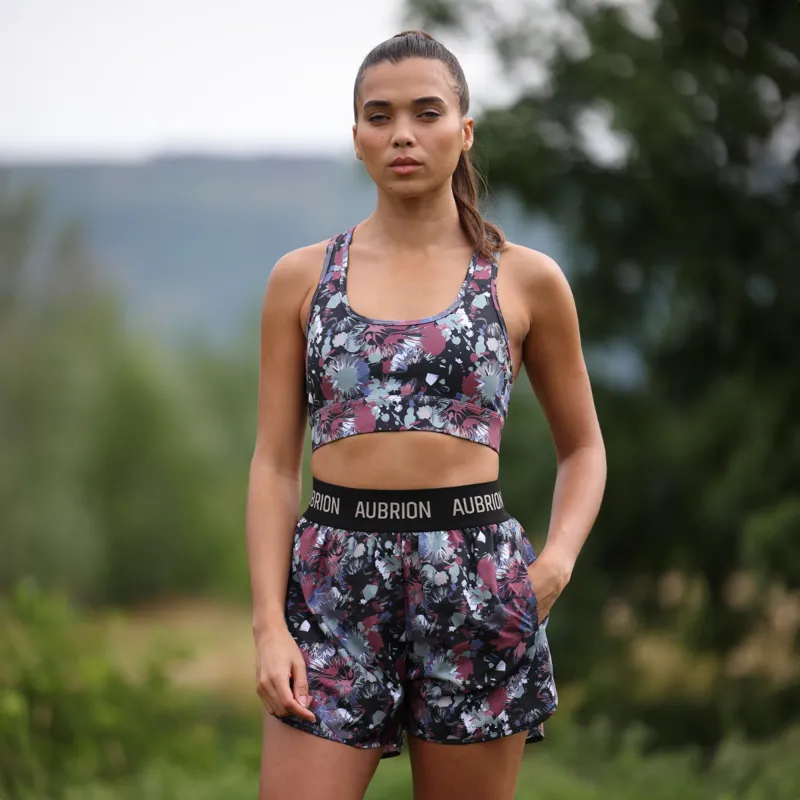 Shires Aubrion React Power Sports Bra - Abstract-1