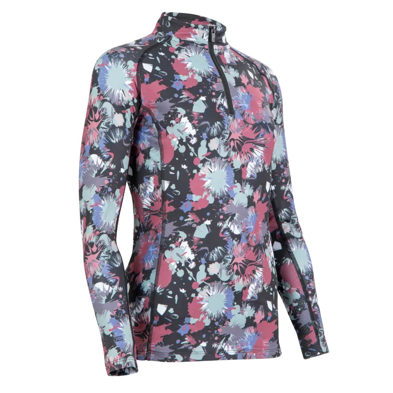 Aubrion Young Rider React Long Sleeve Base Layer - Abstract-1