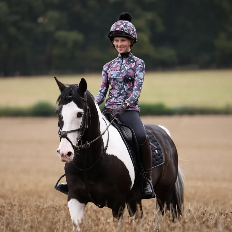 Aubrion Young Rider React Long Sleeve Base Layer - Abstract-3