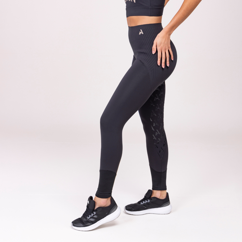 Aubrion Ladies React Sculpt Riding Tights - Shadow-4