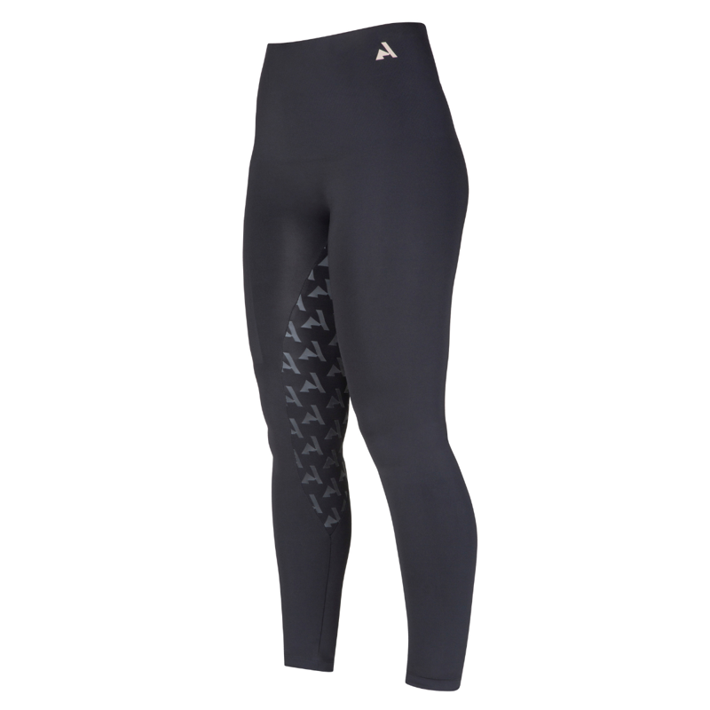 Aubrion Ladies React Sculpt Riding Tights - Shadow-1