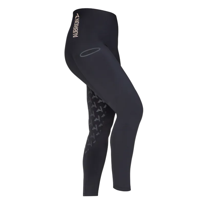 Aubrion Ladies React Sculpt Riding Tights - Shadow