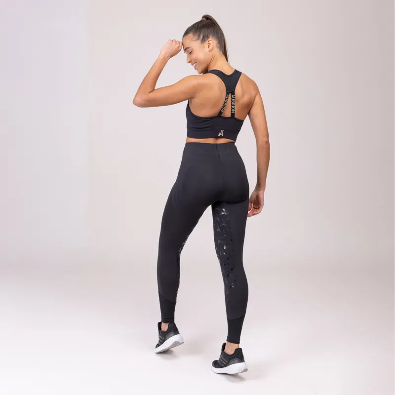 Aubrion Ladies React Sculpt Riding Tights - Shadow-7