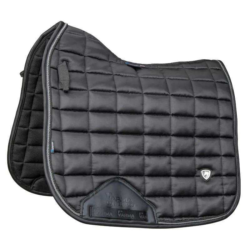 Shires ARMA Eltar Satin Dressage Saddlecloth - Black