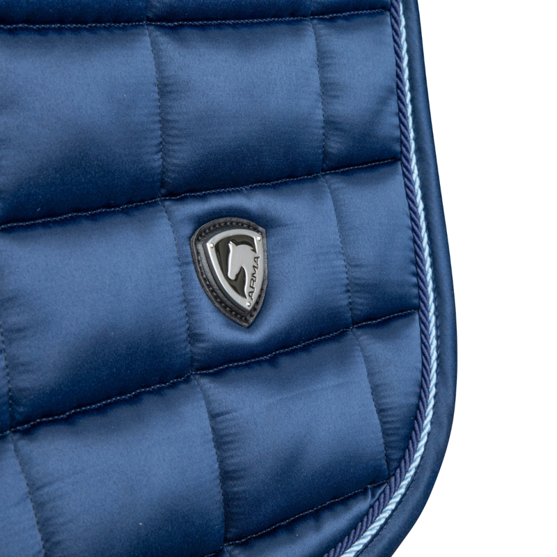 Shires ARMA Eltar Satin Jump Saddlecloth - Navy-4