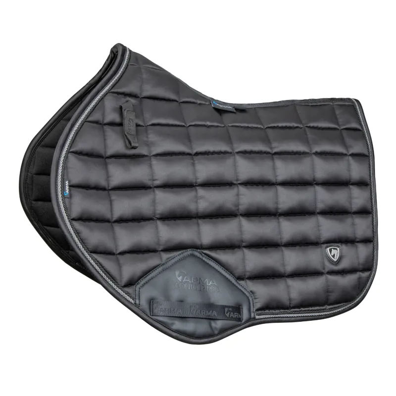 Shires ARMA Eltar Satin Jump Saddlecloth - Black