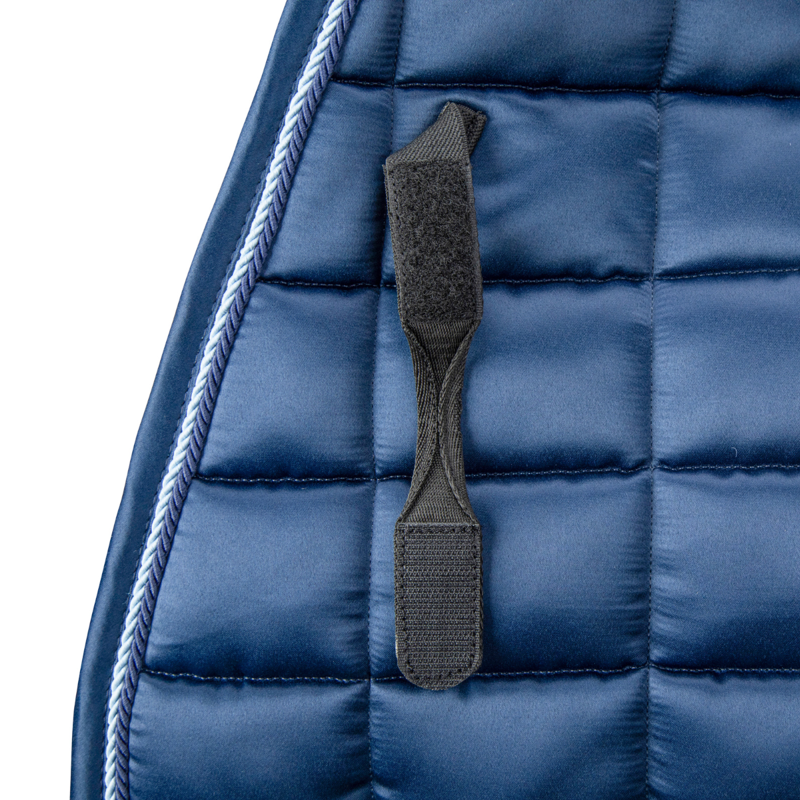 Shires ARMA Eltar Satin Saddlecloth - Navy-1