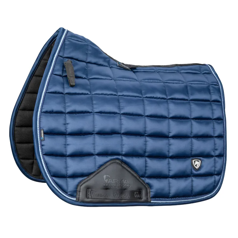 Shires ARMA Eltar Satin Saddlecloth - Navy