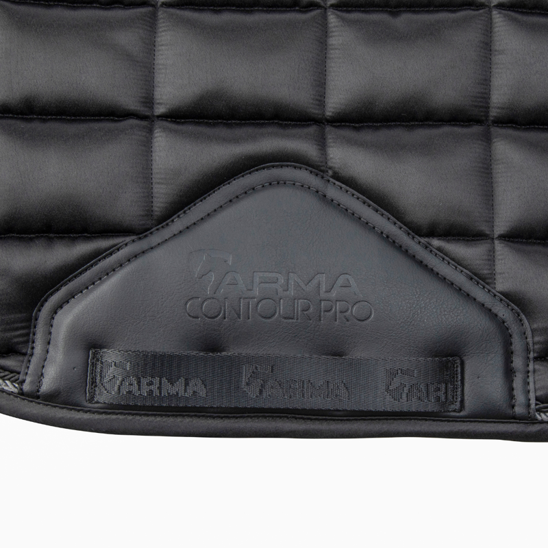 Shires ARMA Eltar Satin Saddlecloth - Black-1